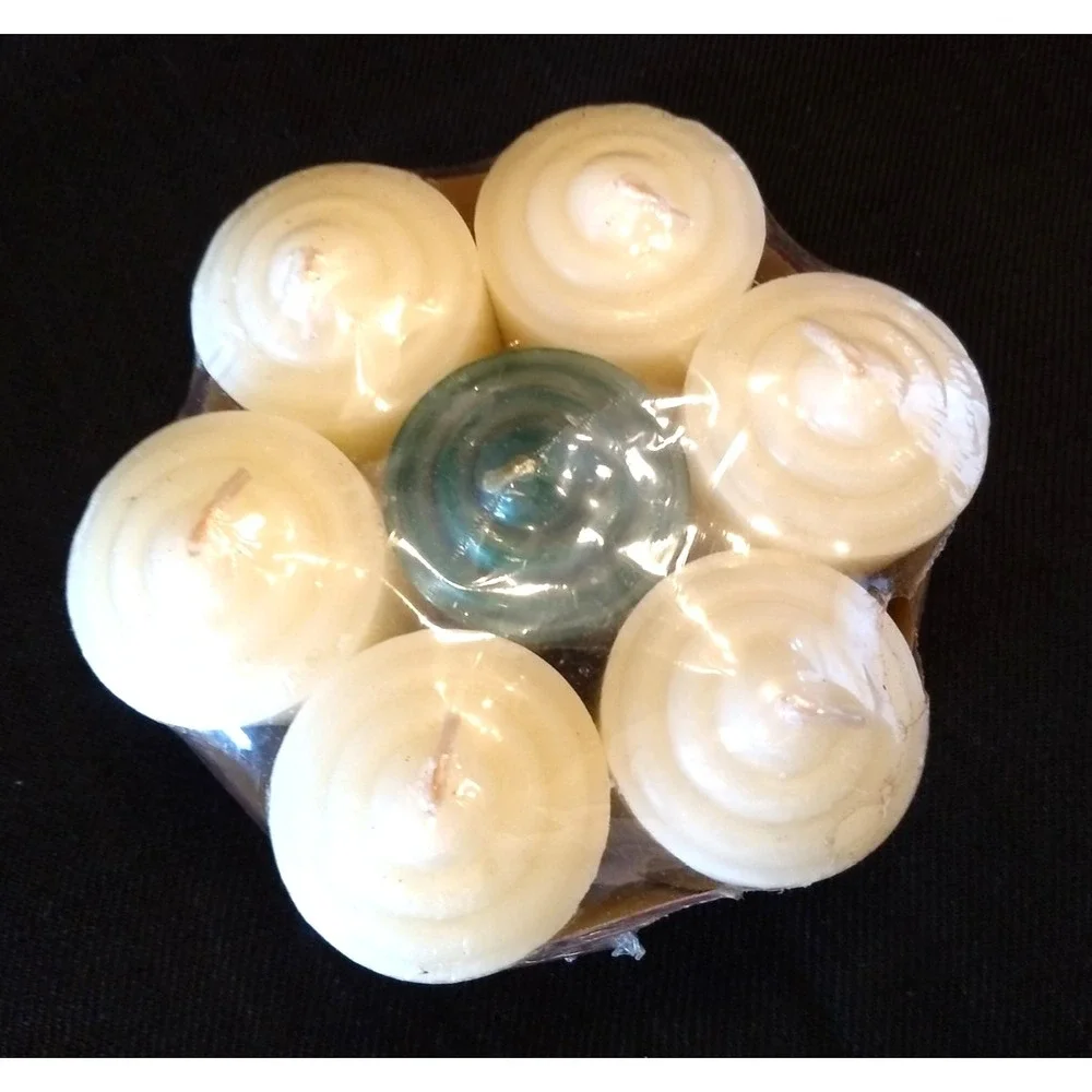 Merry Brite Candles 3-Wick Pillar & 7-Pk‎ Votives Apple Spice Vanilla NEW SEALED